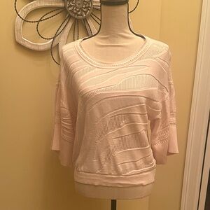 CAbi Women's Sweater in Light Pink